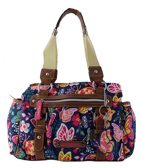 lily bloom side zip handbags.